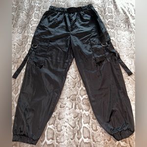 Forever 21 black Parachute Pants